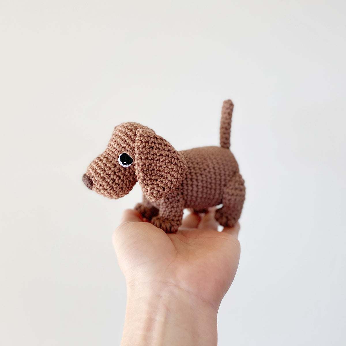 Made to Order MINIATURE DACHSHUND crochet amigurumi