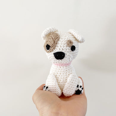 Made to Order PITT BULL crochet amigurumi