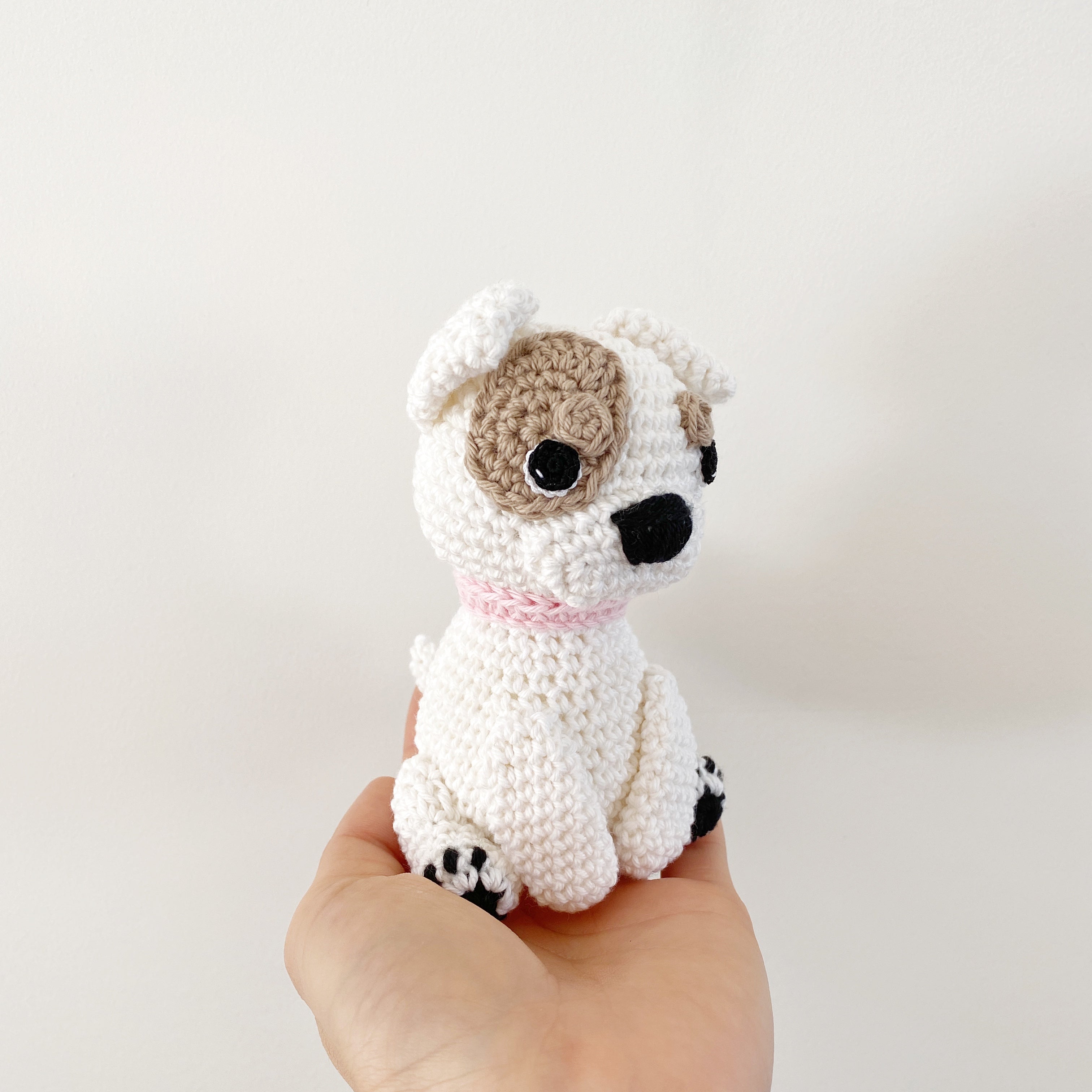 Made to Order PITT BULL crochet amigurumi