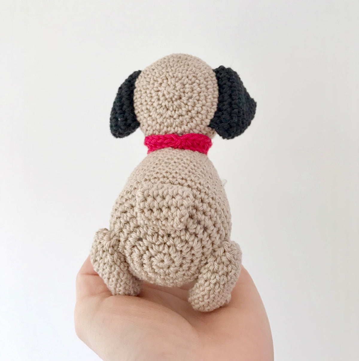 Made to Order PUG crochet amigurumi