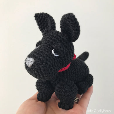 Made to Order SCOTTISH TERRIER crochet amigurumi