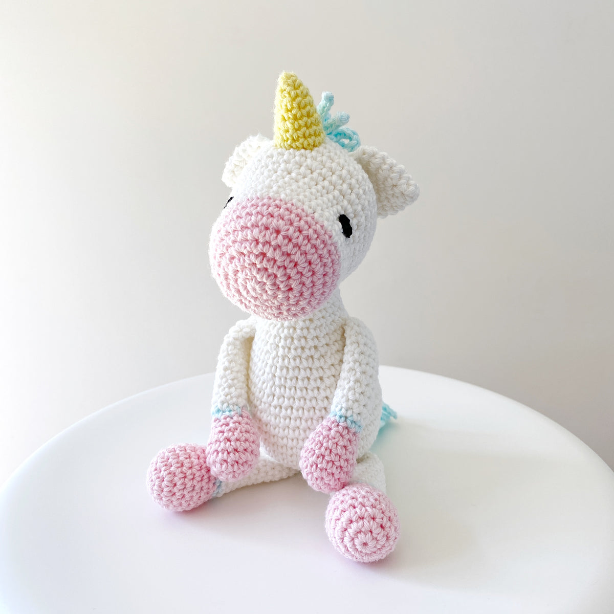 Made to Order LARGE UNICORN crochet amigurumi