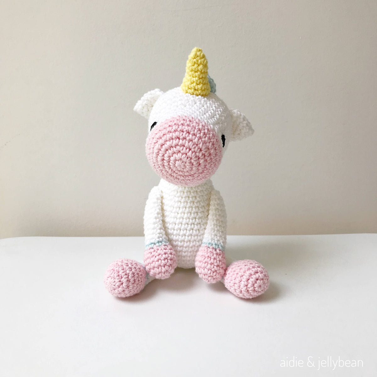 AMIGURUMI PATTERN/ tutorial (English) Amigurumi Unicorn - "Alora the Unicorn" pdf - US terminology