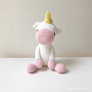 AMIGURUMI PATTERN/ tutorial (English) Amigurumi Unicorn - "Alora the Unicorn" pdf - US terminology