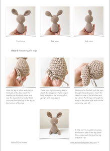 AMIGURUMI PATTERN/ tutorial (English) Amigurumi Bunny - "Easter Bunny Trio" pdf - US terminology