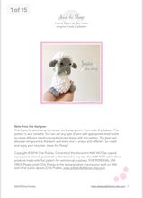 Load image into Gallery viewer, AMIGURUMI PATTERN/ tutorial (English) Amigurumi Sheep - &quot;Jessie the Sheep&quot; pdf - US terminology