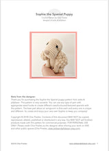 Load image into Gallery viewer, AMIGURUMI PATTERN/ tutorial (English / Español) Amigurumi Spaniel Dog - &quot;Sophie the Spaniel Puppy&quot;