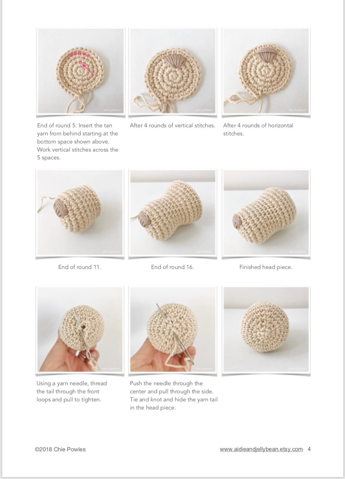AMIGURUMI PATTERN/ tutorial (English / Español) Amigurumi Spaniel Dog - "Sophie the Spaniel Puppy"