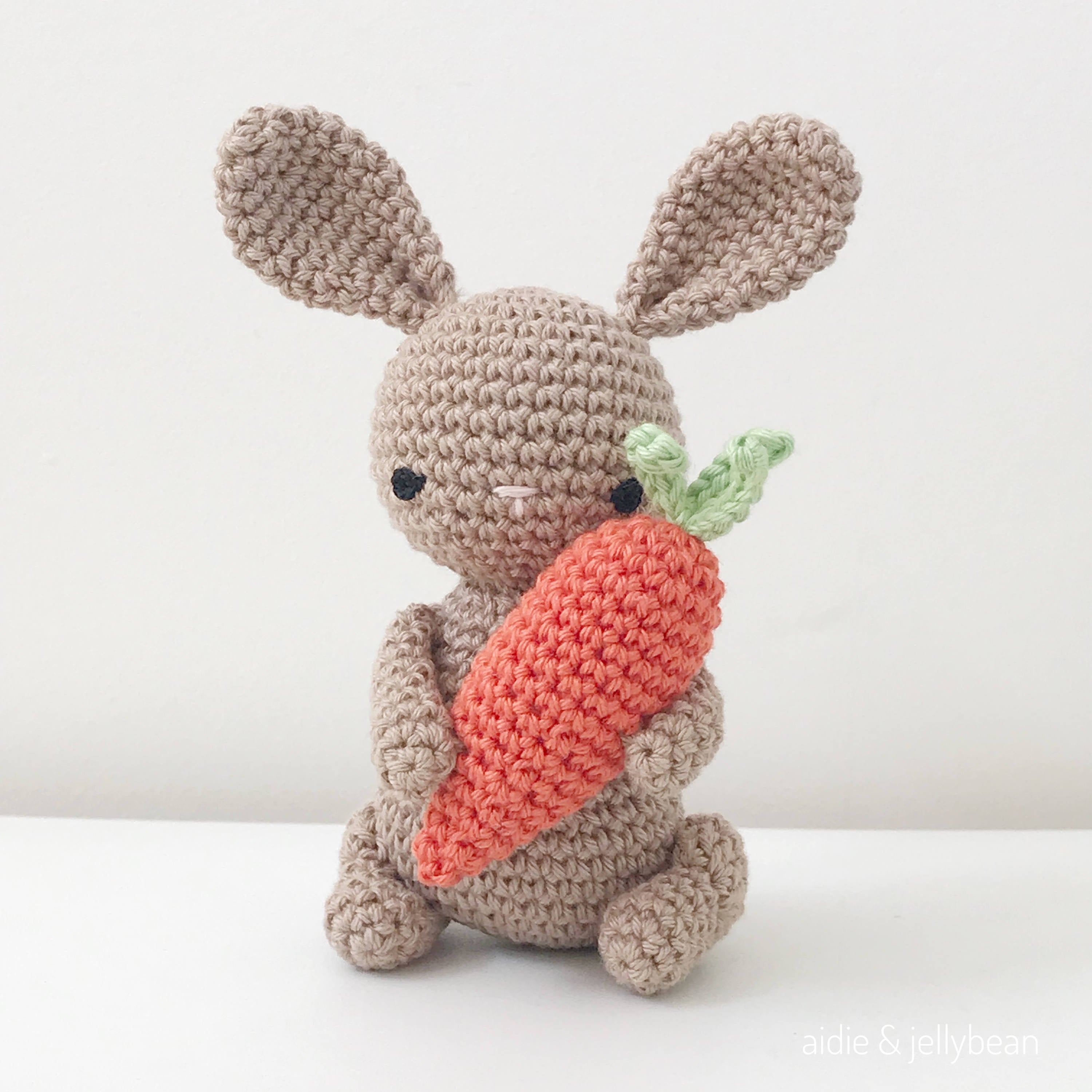 AMIGURUMI PATTERN/ tutorial (English) Amigurumi Bunny - "Easter Bunny Trio" pdf - US terminology