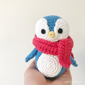AMIGURUMI PATTERN/ tutorial (English) Amigurumi Penguin - "Felix the Happy Little Penguin" pdf - US terminology